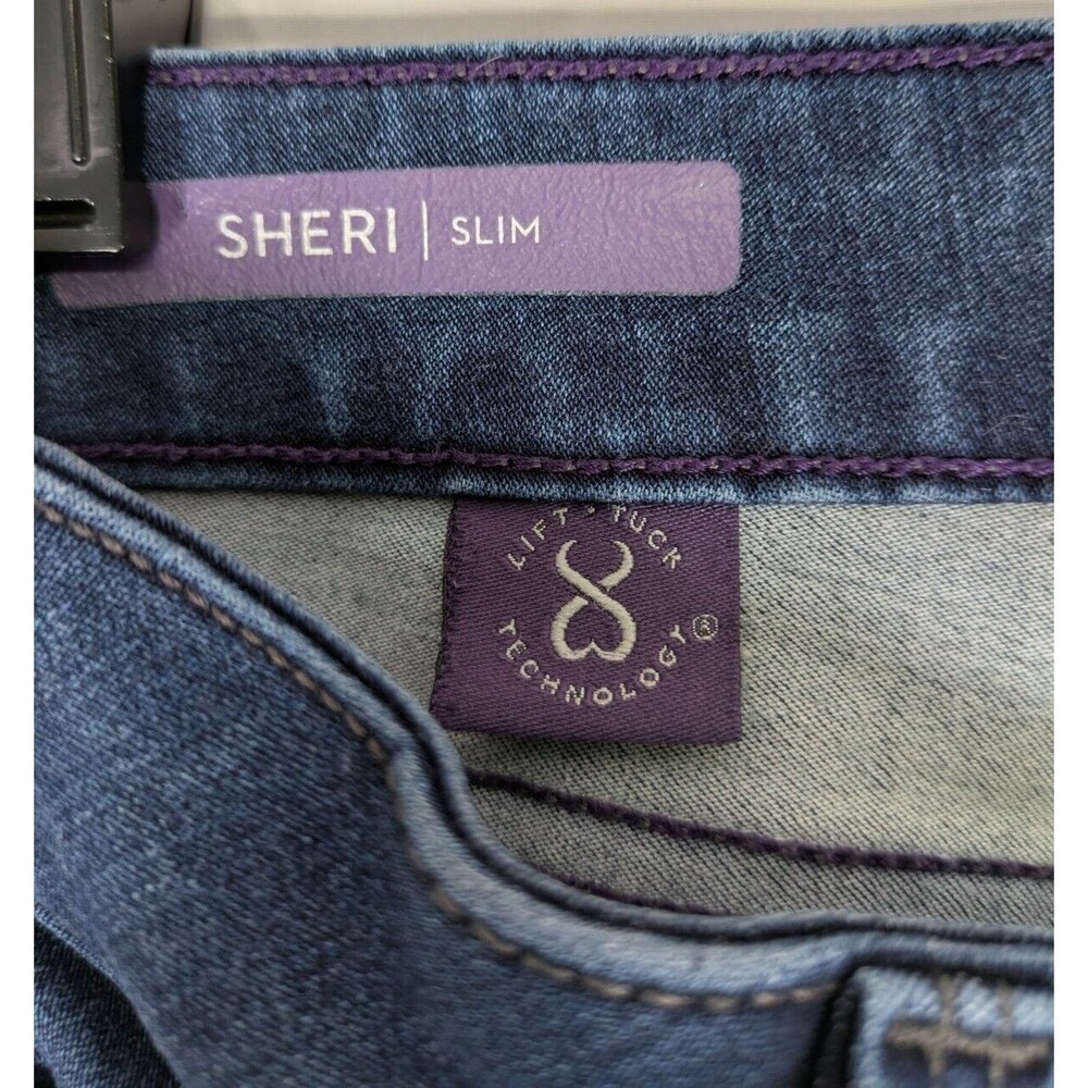 NYDJ Jeans Womens Sheri Slim Size 4 Lift Tuck Technology - Picture 4 of 11